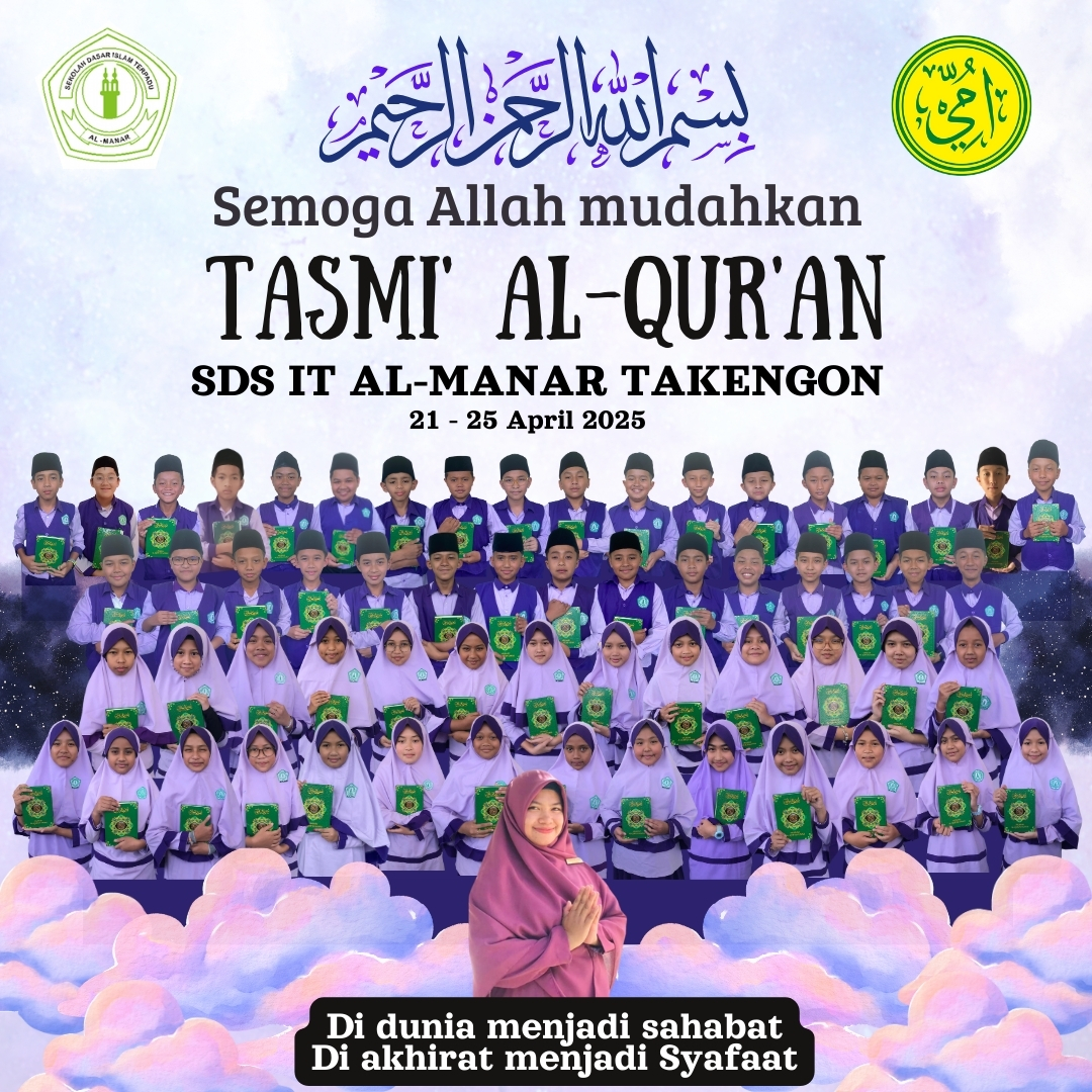 MashaAllah! SDS IT Al-Manar Takengon Gelar Tasmi’ 5 Hari, Siswa Zalfaleta Nianda Hafal 4 Juz Lebih dengan Predikat Mumtaz