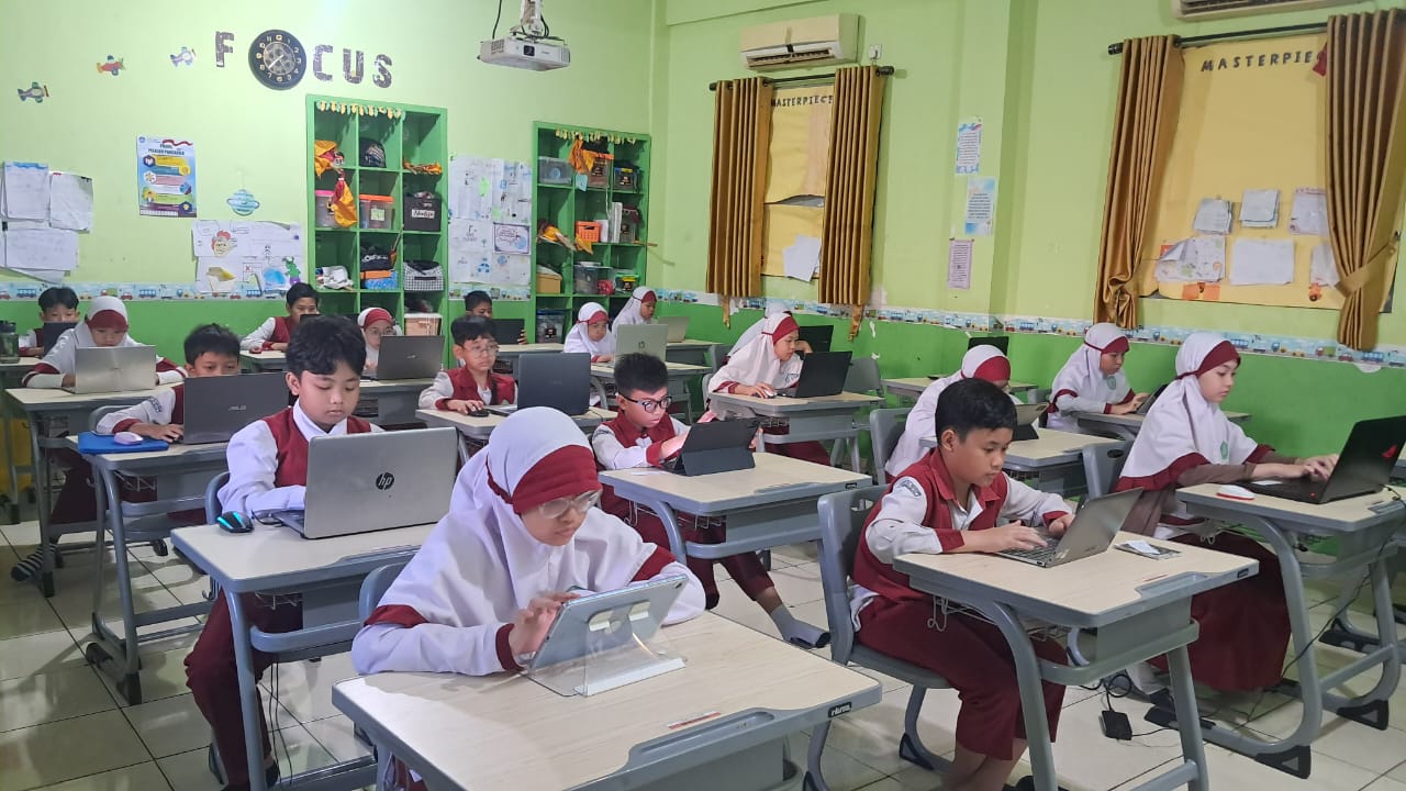 Sukses Besar! Try Out PSKA Berbasis Komputer SDIT Al Manar Jakarta 2025 Lancar dan Antusias